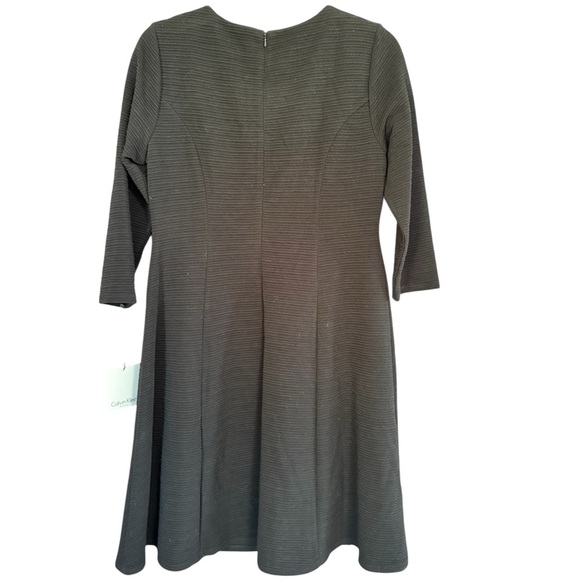 Calvin Klein Elegant Black Long Sleeve Dress - Picture 7 of 10